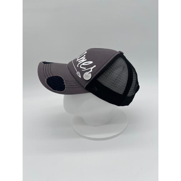 Dreamer Distressed Hat Crowned Free Cap - Picture 3 of 6